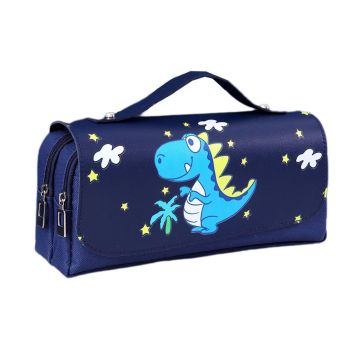 Functional Pencil Case Stationery Bag Pen Holder Storage Organizer for School - 05