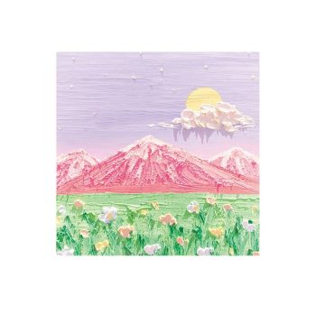 800 Sheets Colorful Oil Painting Sticky Notes Memo Pads Self-Adhesive Notes - 6#