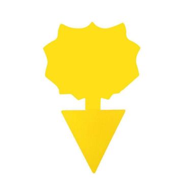 10X Dual Sided Sticky Trap Insect Killer Whitefly Thrip Fruit Fly Gnat - Sunflower 10PCS