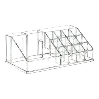 Desktop Transparent Storage Organizer Box Multi-Compartment Display Rack Holder - 9 grids
