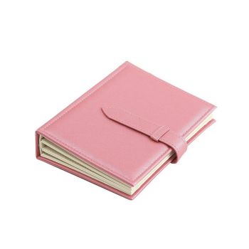 Large Capacity Jewelry Storage Book for Earrings Home Organizer Small Size Box - Black