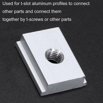 T Track T-Slot Slider Miter Aluminium Alloy Jig Tool Woodworking Set - 5PCS(M6)