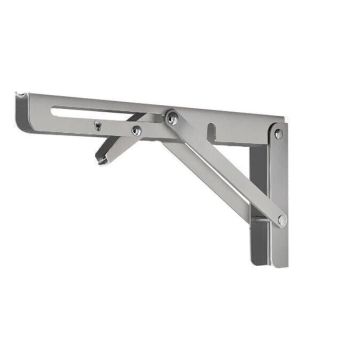 10-20" Heavy-Duty Stainless Steel Folding Table Bracket 200Kg Load - 14In(2PCS)
