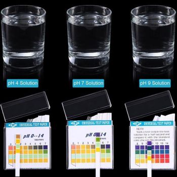100pcs pH Test Strips 0-14 Alkaline Acid Litmus Kit for Urine Saliva Water