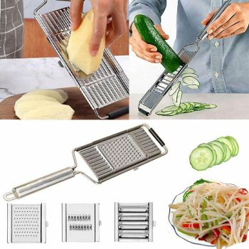 Multi-Purpose Vegetable Slicer Peeler Stainless Steel Grater Shredder Cutter