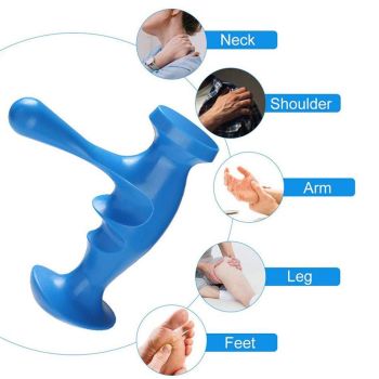 2PCS Acupoint Thumb Massager Trigger Point Muscle Pressing Rehabilitation Tool