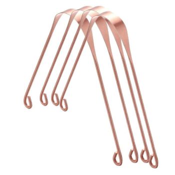 Pure Copper Tongue Scraper Cleaner Thick 12Gm Ayurvedic Dental Hygiene Oral Care - 1PC