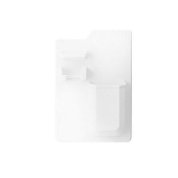 Silicone Shower Toothbrush Holder Bathroom Storage Rack for Razor and Toothpaste - Green