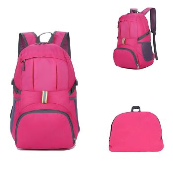 35L Light Foldable Outdoor Sports Backpack Camping Hiking Travel Bag - Blue