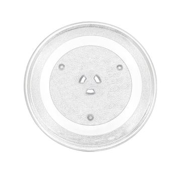 Microwave Glass Turntable Replacement Plate Y Type Coupler Fit in 3 Sizes - 245mm