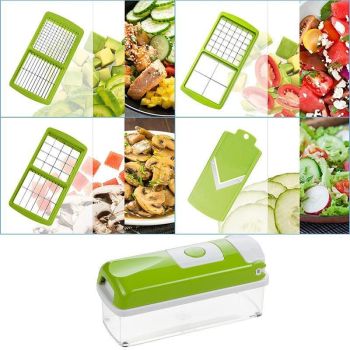 12 In 1 Food Slicer Dicer Nicer Container Chopper Peeler Vegetable Fruit Cutter