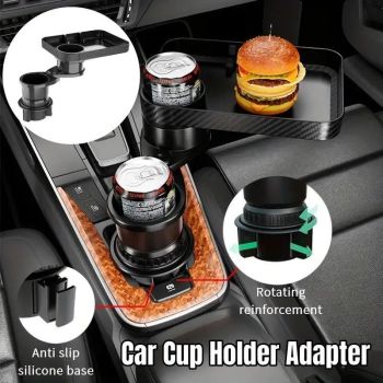 Car Tray Cup Holder Rotatable Drink Holder Mobile Phone Holder Car Organization