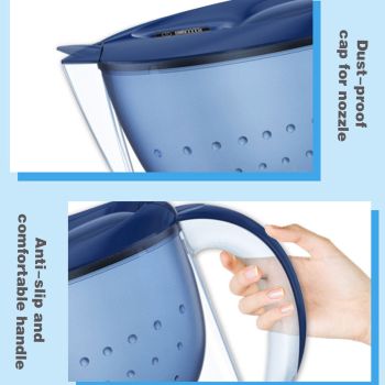 3.5L Water Purifier Kitchen Household Filter Kettle Live Water Filtration System