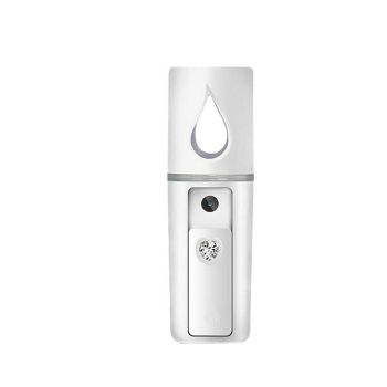 L2 Mini Nano Facial Mister With Top Mirror Rechargeable Cool Mist Sprayer  Au - White