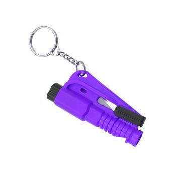 3 In 1 Car Window Glass Breaker Emergency Escape Tool with Cutter - Pink