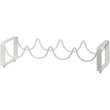 Iron Wine Rack Bottle Holder Metal Display Stand Tabletop Decorative Storage - Brown