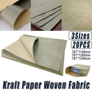 Heavy Steel Duty Kraft Paper Woven Fabric Composite for Book Furniture Packaging - 787-1300mm