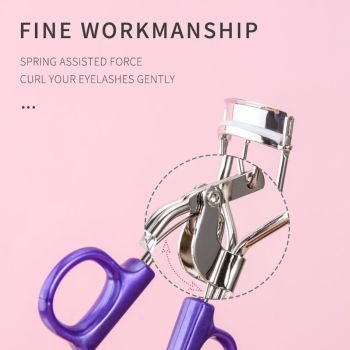 Portable Eyelash Curler Wide Angle Grip for Long Lasting Lifted Lashes