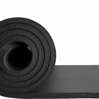 10MM Thick Durable NBR Yoga Mat for Gym and Pilates - Purple