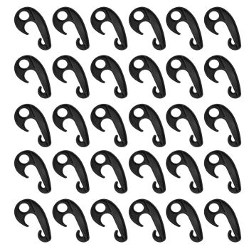 15/30pcs Heavy Duty Luggage Net Hooks Cargo Tie Down Straps Bungee Cord Clips - 30PCS