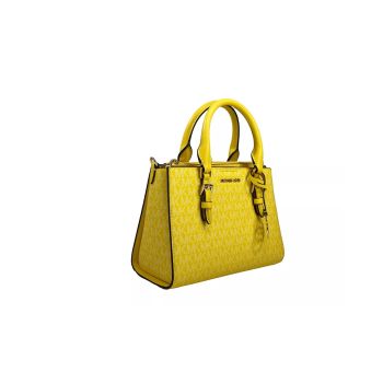 Michael Kors Women's Charlotte 3 in 1 Satchel Bag Crossbody Golden Yellow - One Size