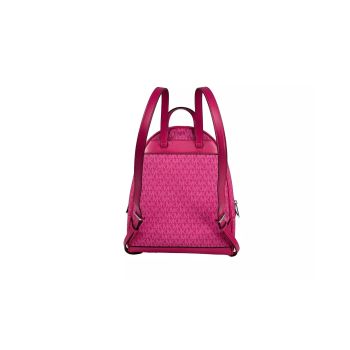 Michael Kors Women's Rhea Medium PVC Backpack Bookbag Dragon Fruit - One Size