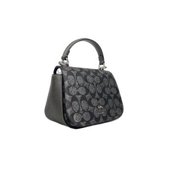 COACH Women's Lysa Top Handle Bag Crossbody Gun Metal - One Size
