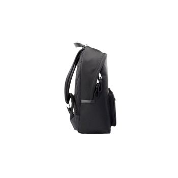 Burberry Men's Abbeydale Branded Stamp Black Nylon Backpack Shoulder Bookbag - One Size