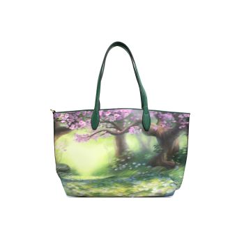 Kate Spade Women's Disney Sutton Bambi Coated Canvas Shoulder Tote Handbag Purse - One Size