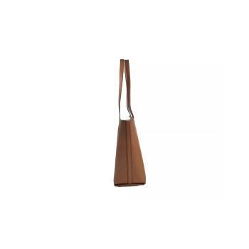 Michael Kors Women's Medium Zip Top Tote Carryall Bag Brown - One Size