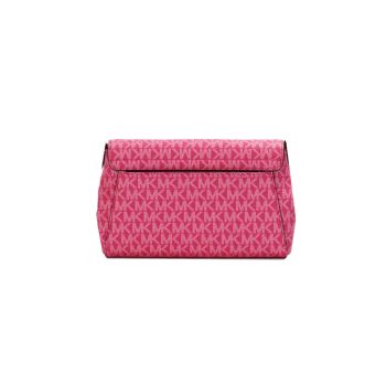 Michael Kors Women's Jet Set Medium Electric Pink Convertible Pouchette Crossbody Bag - One Size