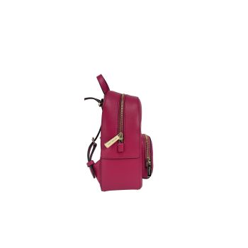 Michael Kors Women's Jaycee Mini XS Pebbled Leather Zip Pocket Backpack Bag - One Size