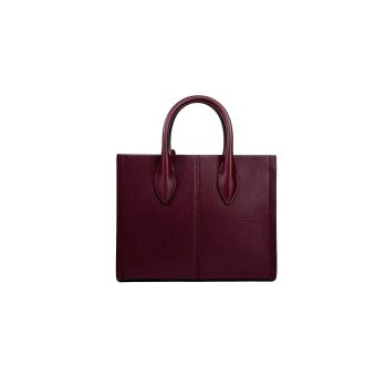 Michael Kors Women's Mirella Small Top Zip Tote Bag Maroon - One Size
