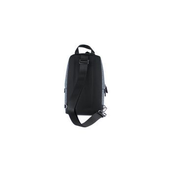 Michael Kors Men's Cooper Medium Navy Signature PVC Sling Backpack - One Size