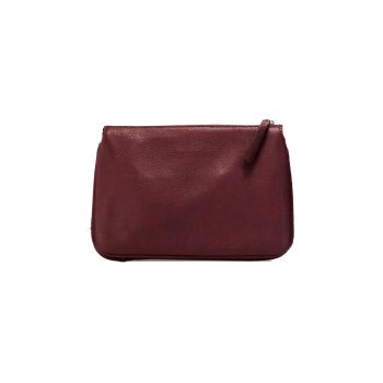Kate Spade Women's Jackson Cherrywood Leather Triple Gusset Crossbody Handbag Purse - One Size