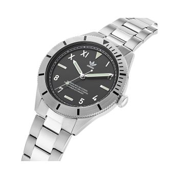 Adidas Unisex's Gray Stainless Steel Watch - One Size