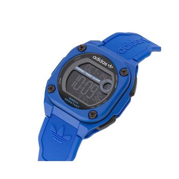Adidas Unisex's Blue Silicone Watch - One Size