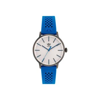 Adidas Unisex's Blue Rubber Watch - One Size