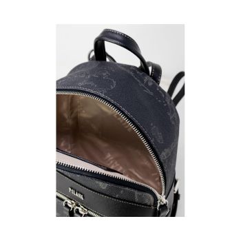 Alviero Martini Prima Classe Women's Black Leather Backpack - One Size