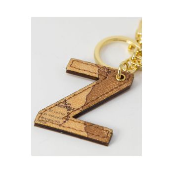 Alviero Martini Prima Classe Women's Beige Leather Keychain - One Size