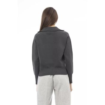 Alpha Studio Women's Green Wool Sweater - 42 IT