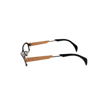 Alexander McQueen Unisex's Black Metal Frames - One Size
