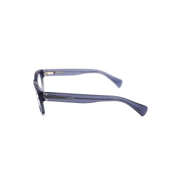 Alexander McQueen Unisex's Blue Acetate Frames - One Size