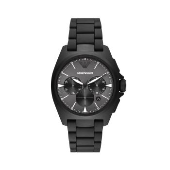 Armani Men's Black Stainless Steel Watch - One Size