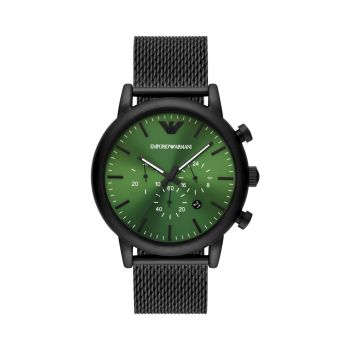 Armani Men's Black Metal Watch - One Size