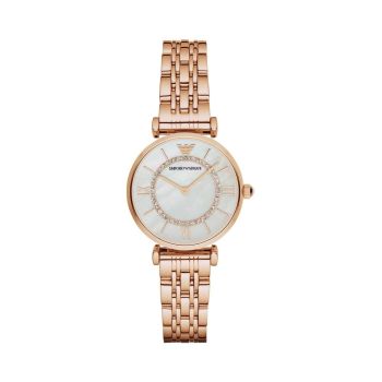 Armani Women's Rose Gold Steel Watch - One Size