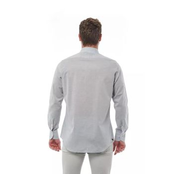 Bagutta Men's Gray Cotton Shirt - L