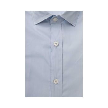 Bagutta Men's Light Blue Cotton Shirt - XL