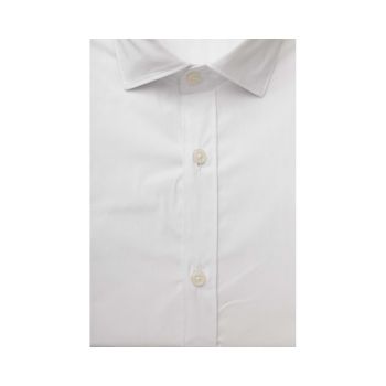 Bagutta Men's White Cotton Shirt - XL