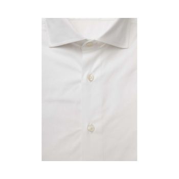 Bagutta Men's White Cotton Shirt - XL